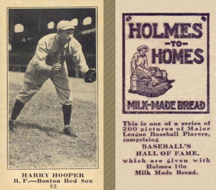 1916 Holmes for Homes Bread Harry Hooper #83 Baseball Card