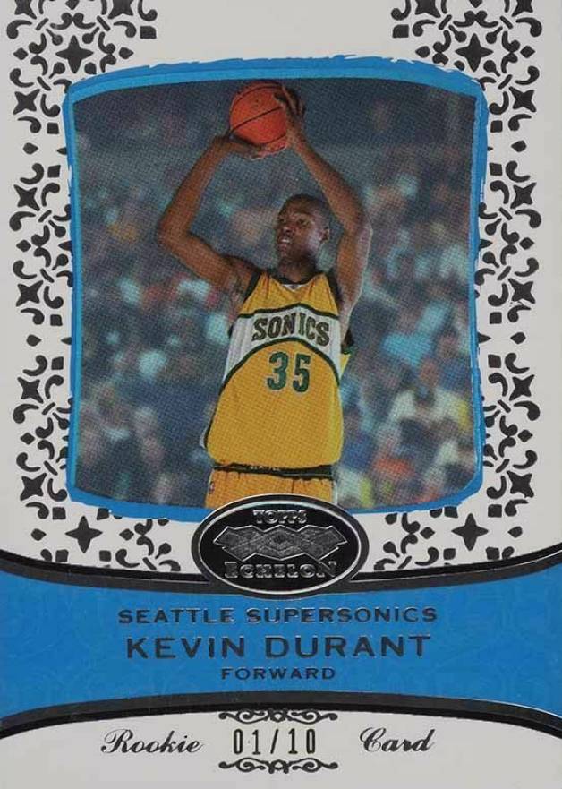 2007 Topps Echelon Kevin Durant #74 Basketball Card