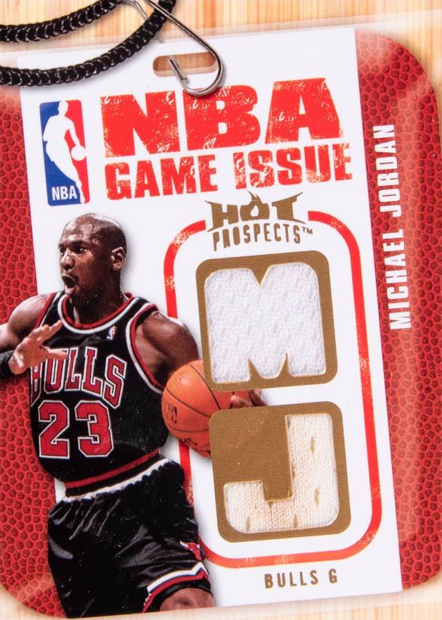 2008 Fleer Hot Prospects NBA Game Issue Jerseys Michael Jordan #NBAMJ Basketball Card