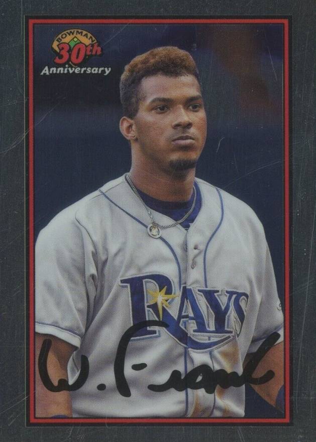 2019 Bowman Draft Chrome 30th Anniversary Wander Franco #WF Baseball Card