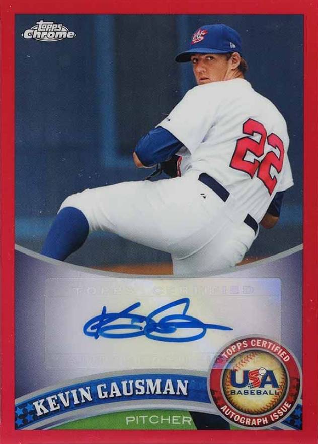 2011 Topps Chrome USA Baseball Autograph Kevin Gausman #7 Baseball Card