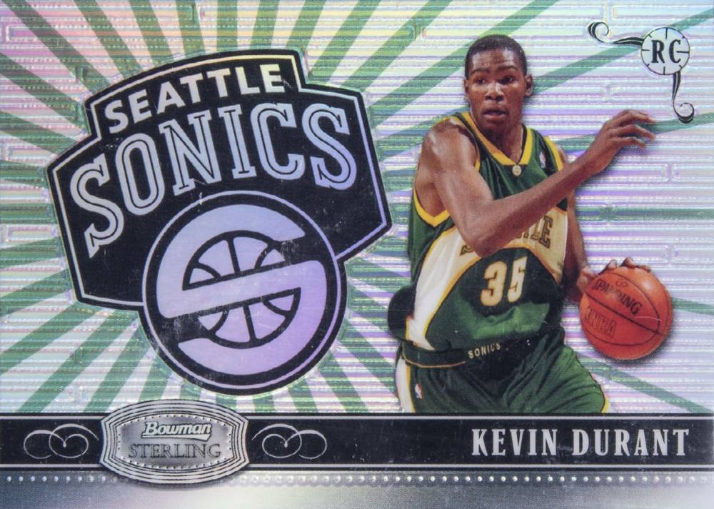 2007 Bowman Sterling Box Loaders Kevin Durant #BL10 Basketball Card