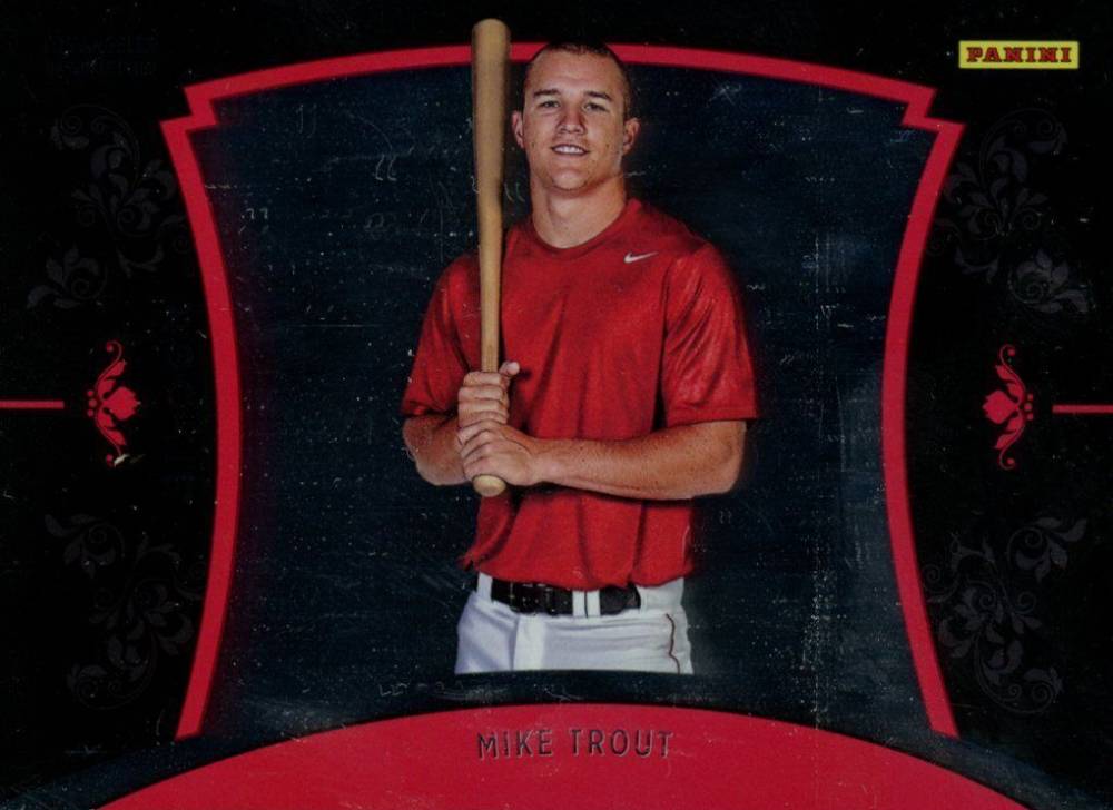 2012 Panini Black Friday Mike Trout #43 Baseball Card