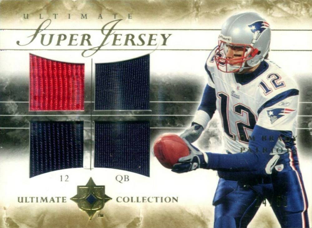 2006 Ultimate Collection Super Jersey Tom Brady #SUPTB Football Card