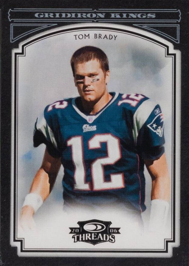 2006 Donruss Threads Pro Gridiron Kings Tom Brady #PGK55 Football Card