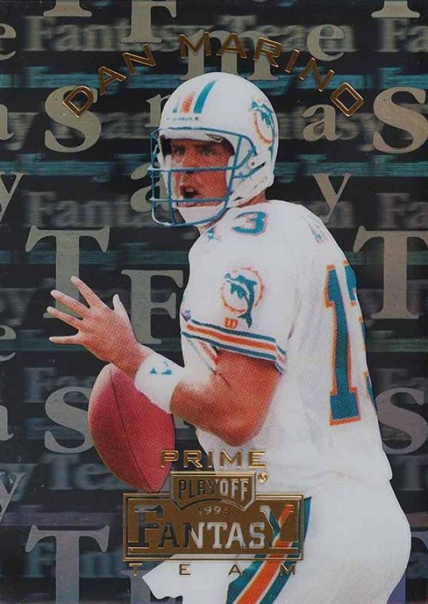 1995 Playoff Prime Fantasy Team Dan Marino #FT11 Football Card