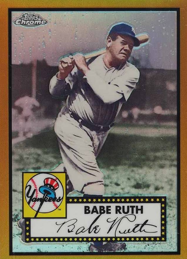 2009 Topps Factory Set Gold Refractor Babe Ruth Babe Ruth #1 Baseball Card