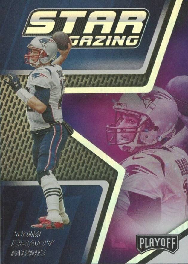 2019 Panini Playoff Star Gazing Tom Brady #2 Football Card