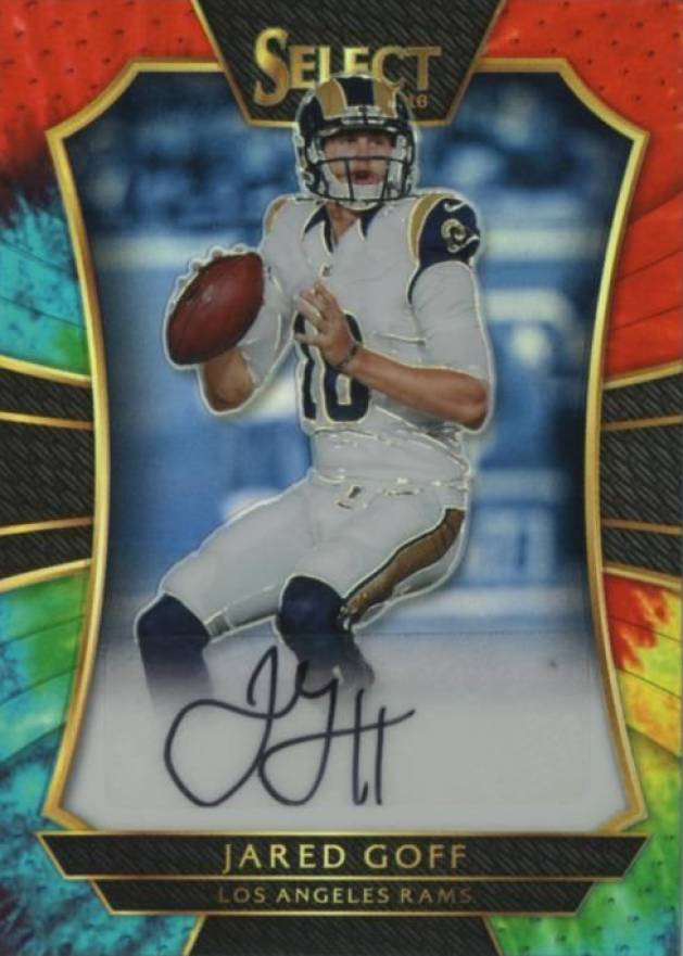 2016 Panini Select Rookie Signatures Jared Goff #RSJG Football Card