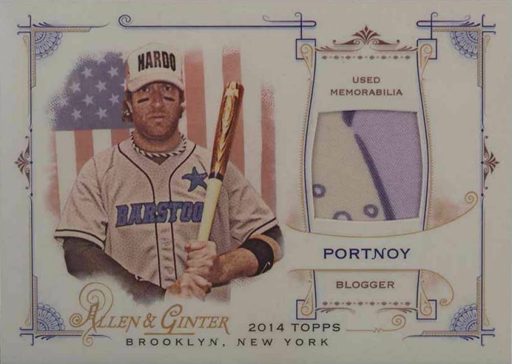 2014 Topps Allen & Ginter Relics Dave Portnoy #DPO Baseball Card