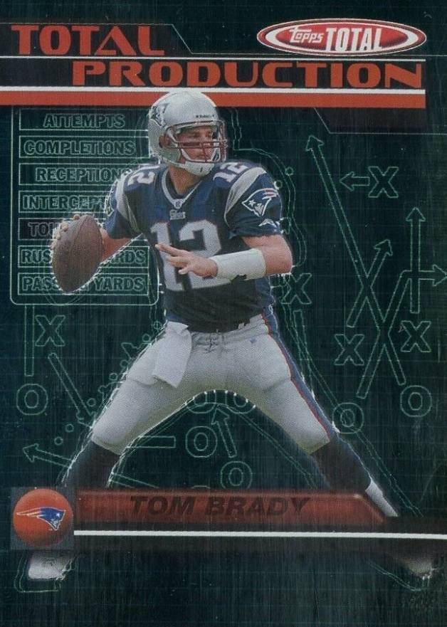 2003 Topps Total Total Production Tom Brady #TP1 Football Card