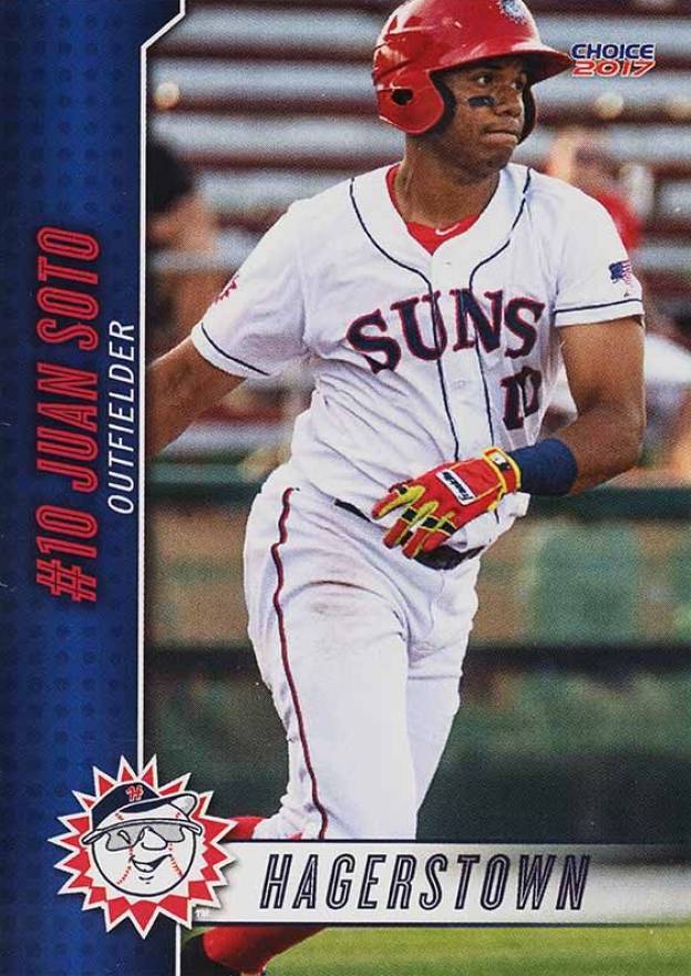 2017 Choice Hagerstown Suns Juan Soto #27 Baseball Card