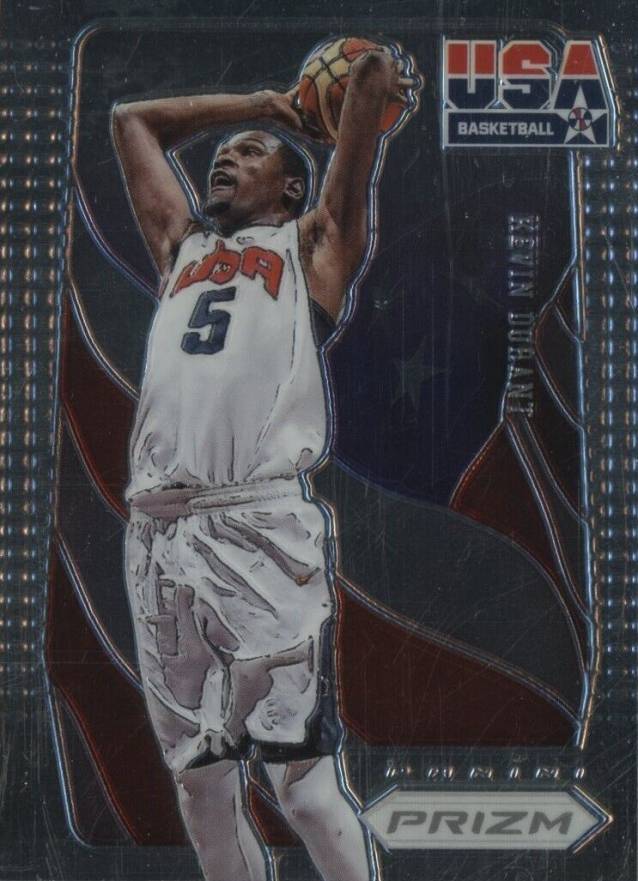 2012 Panini Prizm USA Kevin Durant #2 Basketball Card