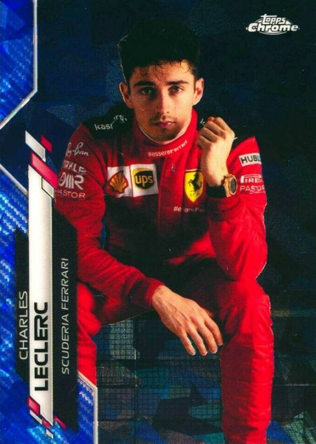 2020 Topps Chrome Formula 1 Sapphire Edition Charles Leclerc #4 Other Sports Card