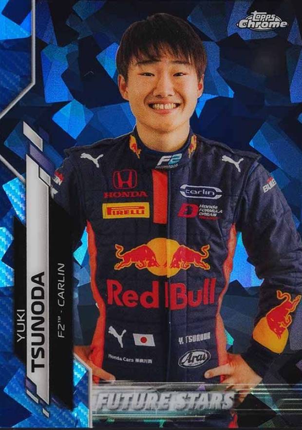 2020 Topps Chrome Formula 1 Sapphire Edition Yuki Tsunoda #60 Other Sports Card