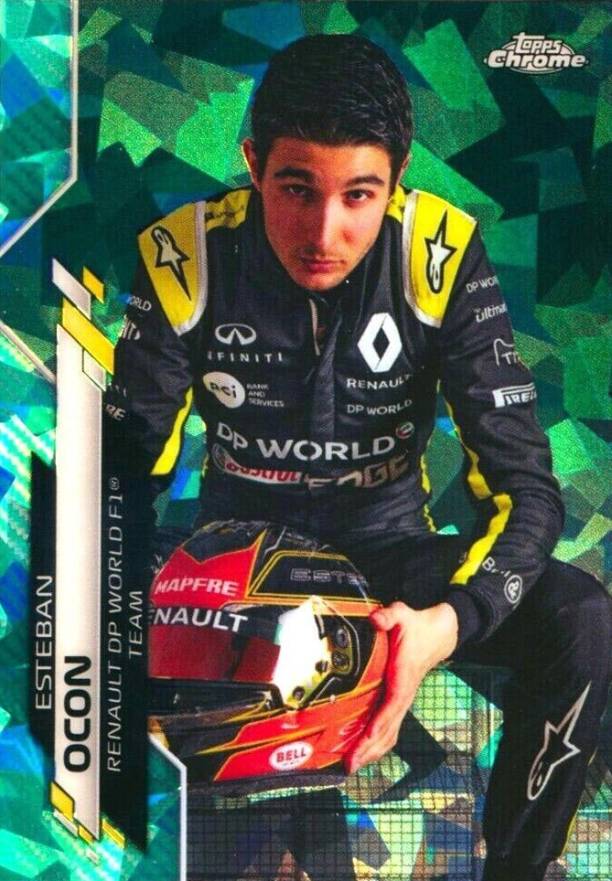 2020 Topps Chrome Formula 1 Sapphire Edition Esteban Ocon #10 Other Sports Card