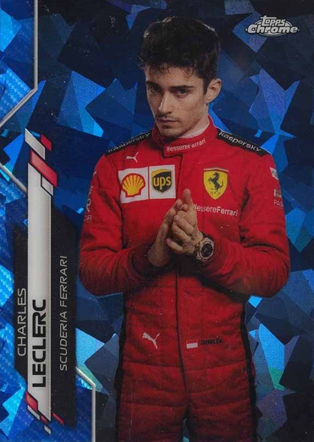 2020 Topps Chrome Formula 1 Sapphire Edition Charles Leclerc #4 Other Sports Card