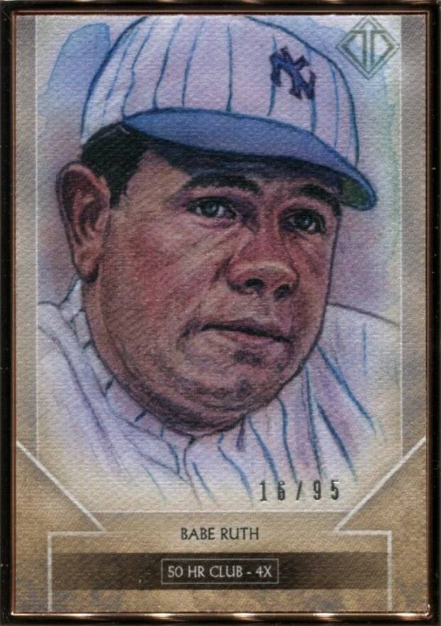 2020 Topps Transcendent Collection Sketch Reproductions Babe Ruth #BBR Baseball Card