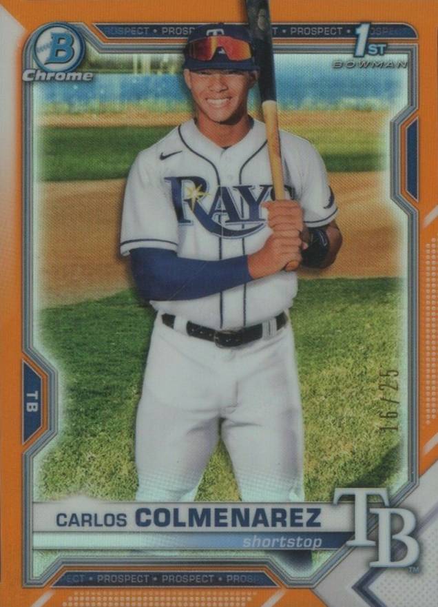 2021 Bowman Chrome Prospects Carlos Colmenarez #BCP238 Baseball Card