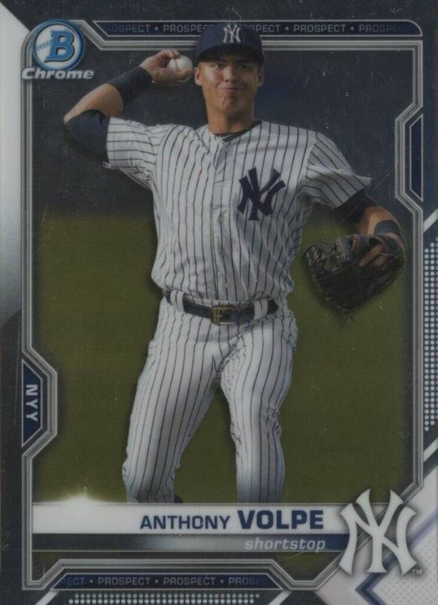 2021 Bowman Chrome Prospects Anthony Volpe #BCP85 Baseball Card