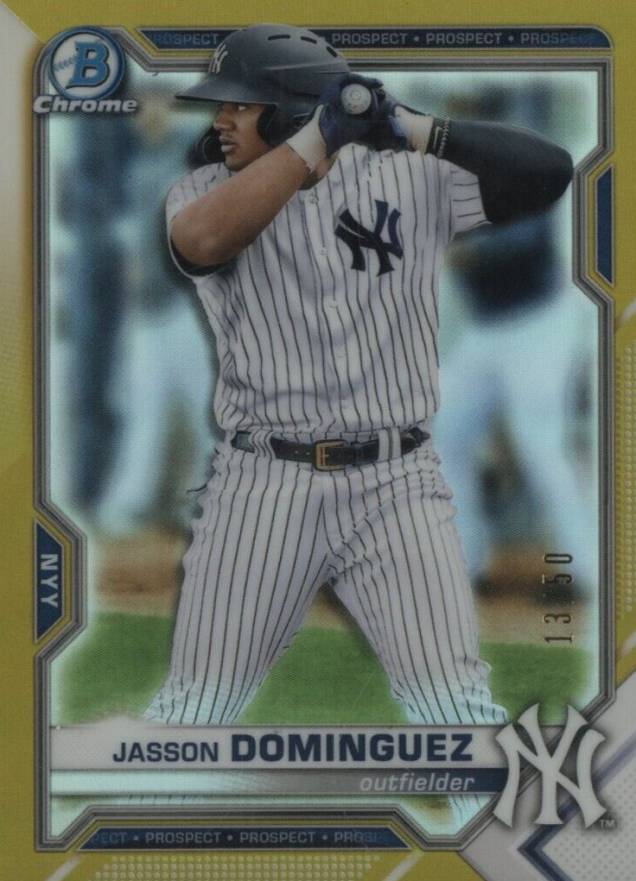 2021 Bowman Chrome Prospects Jasson Dominguez #BCP213 Baseball Card