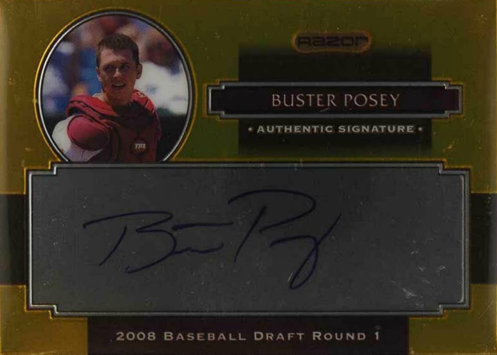 2008 Razor Signature Series Metal Buster Posey #AU-BUP Baseball Card