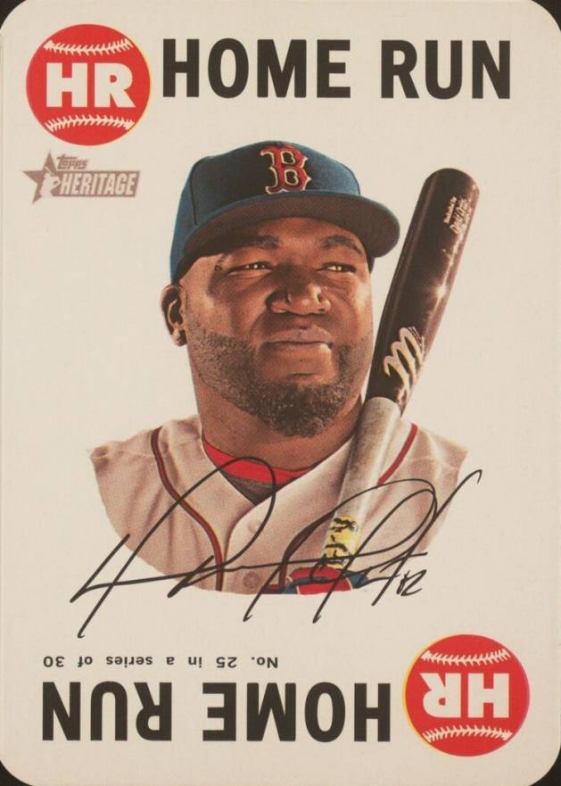 2017 Topps Heritage 1968 Topps Game David Ortiz #25 Baseball Card