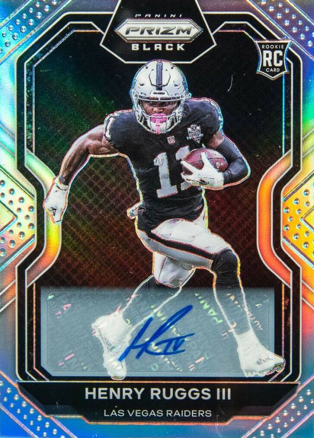 2020 Panini Chronicles Prizm Black Henry Ruggs III #PB15 Football Card