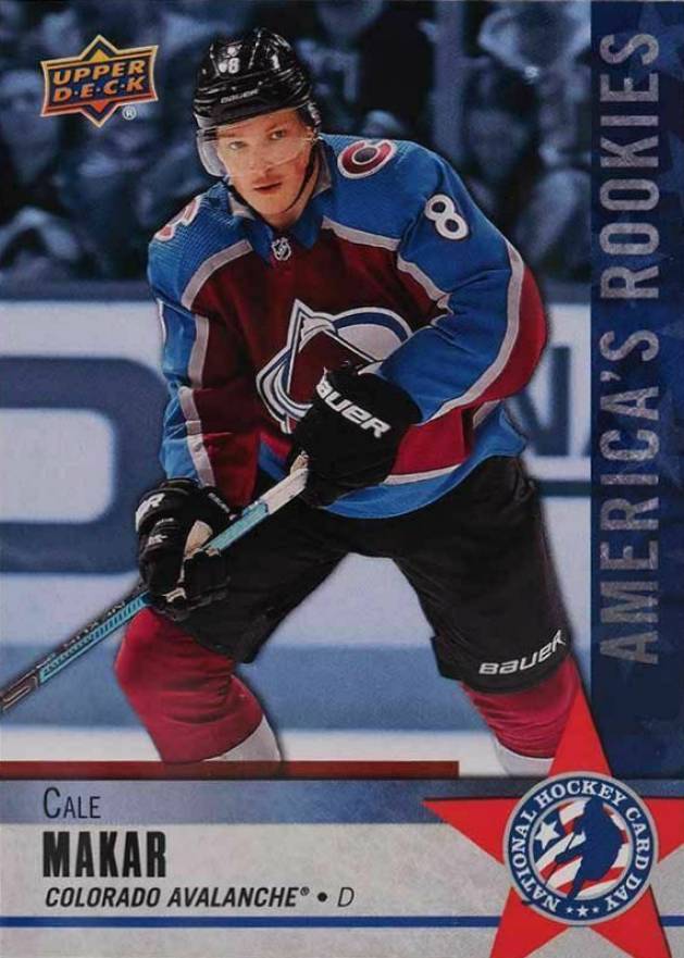 2020 Upper Deck National Hockey Card Day-USA Cale Makar #3 Hockey Card