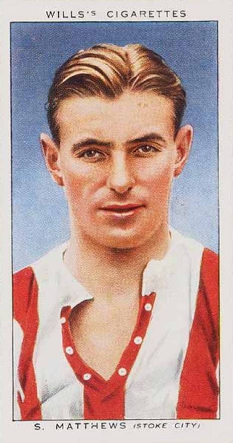 1939 W.D & H.O Wills Footballers Stanley Matthews #34 Soccer Card