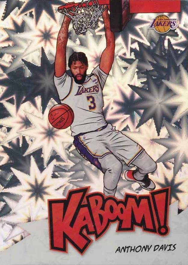 2020 Panini Crown Royale Kaboom! Anthony Davis #3 Basketball Card