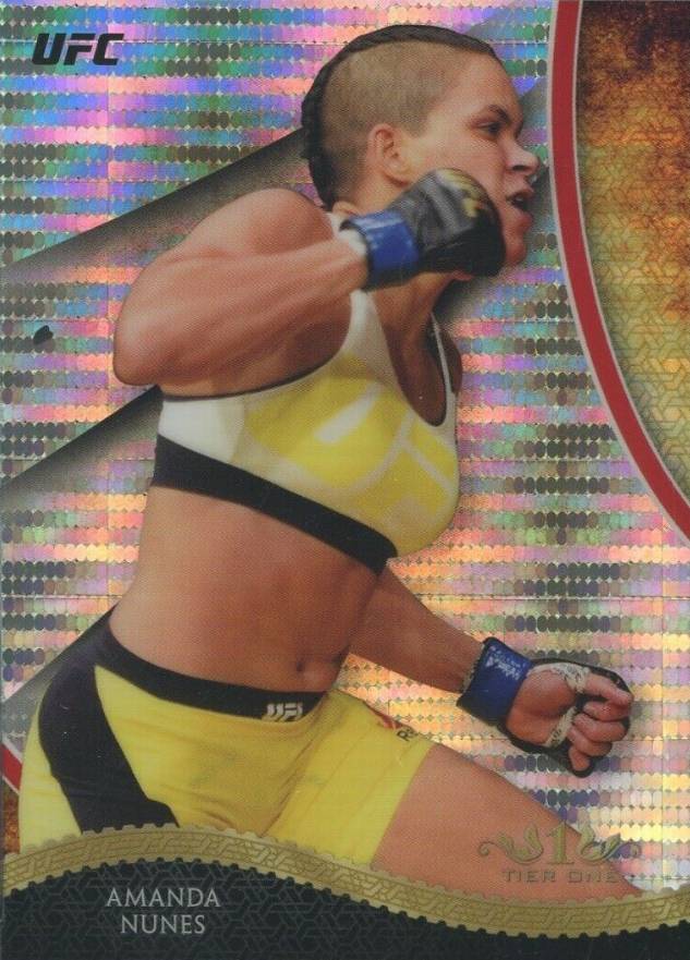 2018 Topps UFC Chrome 2017 UFC Tier One Amanda Nunes #AN Other Sports Card