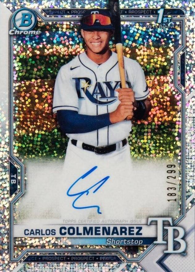 2021 Bowman Chrome Prospect Autographs Carlos Colmenarez #CPACC Baseball Card