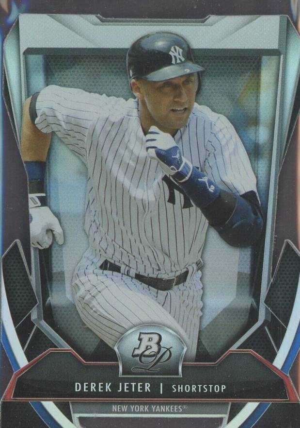 2013 Bowman Platinum Cutting Edge Stars Derek Jeter #CESDJ Baseball Card