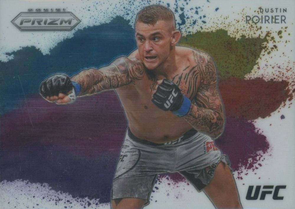 2021 Panini Prizm UFC Color Blast Dustin Poirier #14 Other Sports Card