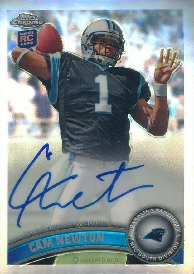 2011 Topps Chrome Cam Newton #1 Football Card