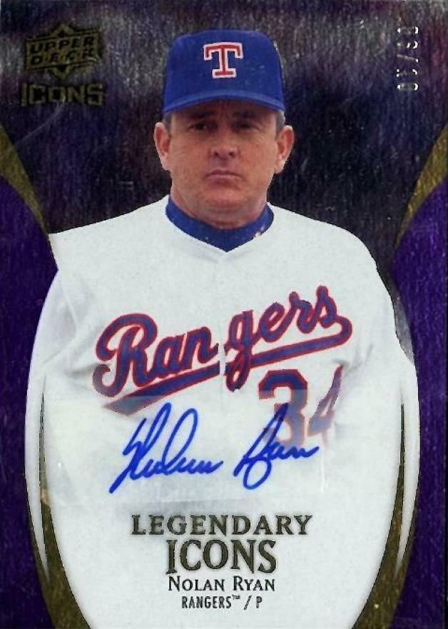 2009 Upper Deck Icons Legendary Icons Nolan Ryan #LI-NR Baseball Card