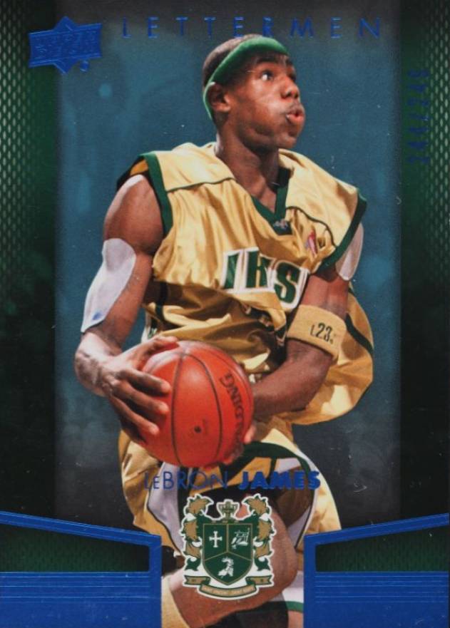 2014 Upper Deck Lettermen LeBron James #20 Basketball Card