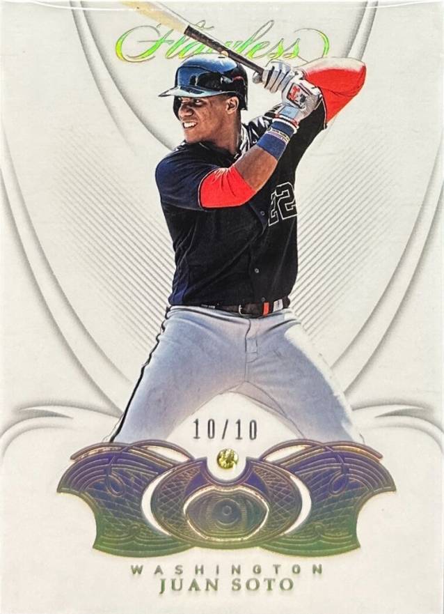 2019 Panini Flawless Juan Soto #10 Baseball Card