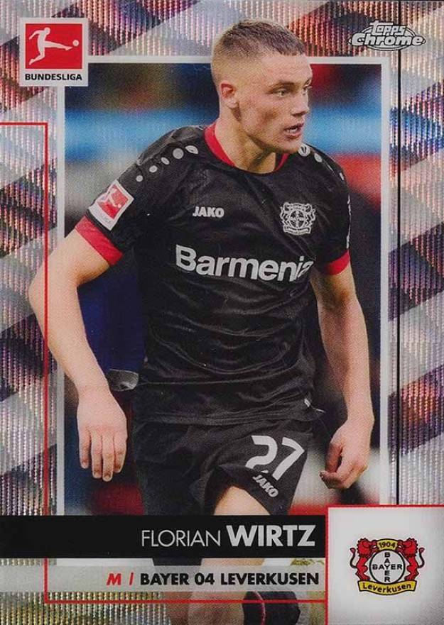 2020 Topps Chrome Bundesliga Florian Wirtz #64 Soccer Card