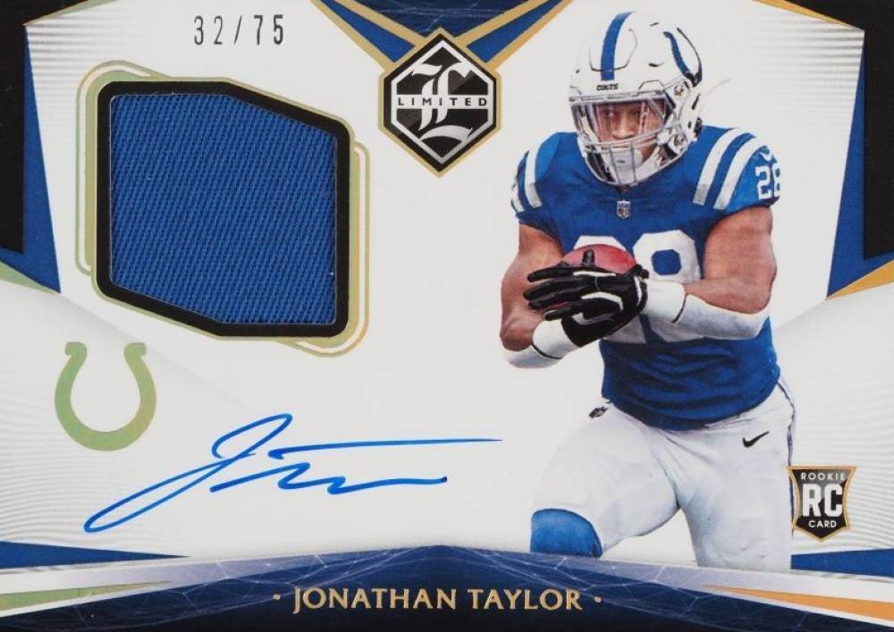 2020 Panini Limited Jonathan Taylor #118 Football Card