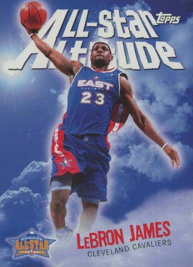 2005 Topps All-Star Altitude LeBron James #AS-LJ Basketball Card