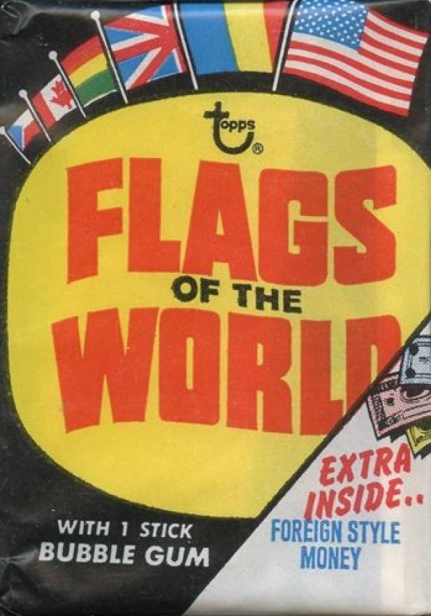 1970 Flags of World Wax Pack #WP Non-Sports Card