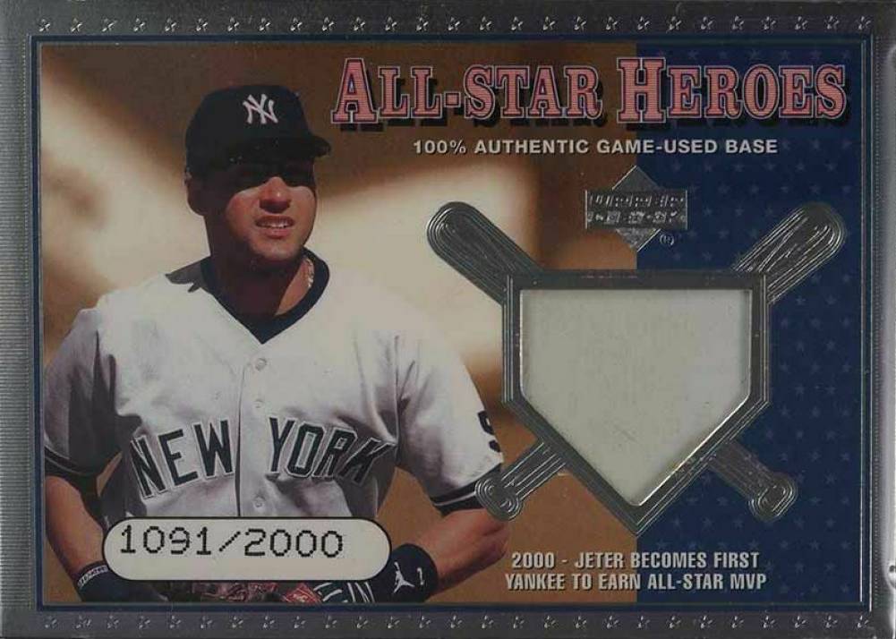 2001 Upper Deck All-Star Heroes Derek Jeter #DJ Baseball Card