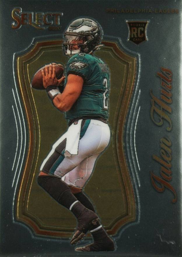 2020 Panini Select Select Certified Rookies Jalen Hurts #SCR22 Football Card