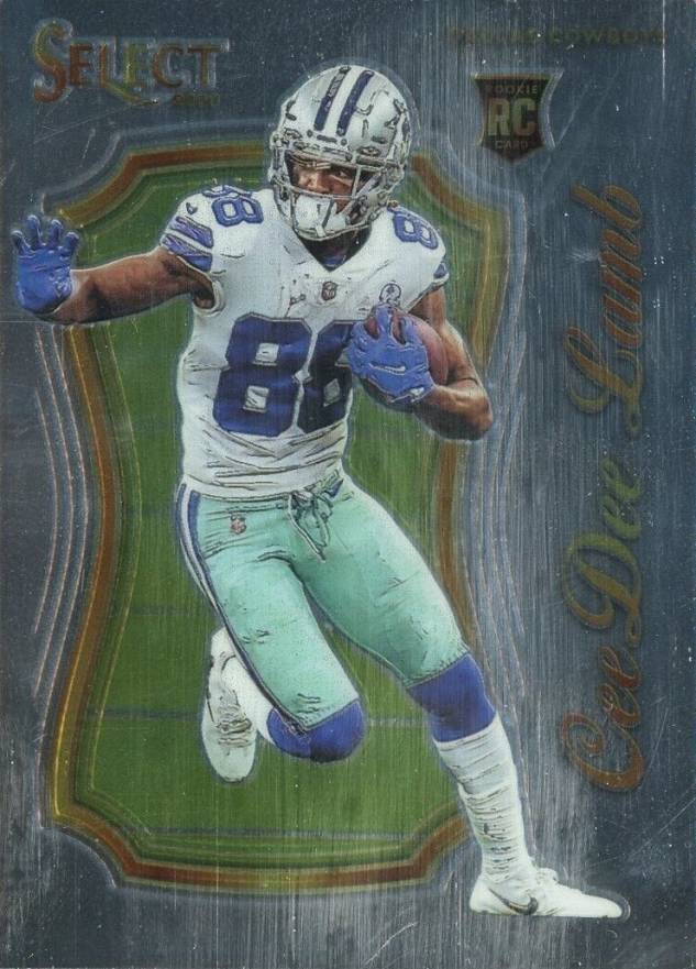 2020 Panini Select Select Certified Rookies Ceedee Lamb #SCR7 Football Card