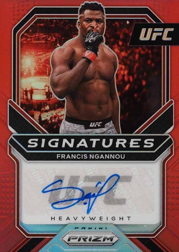 2021 Panini Prizm UFC Signatures Francis Ngannou #SGFNG Other Sports Card