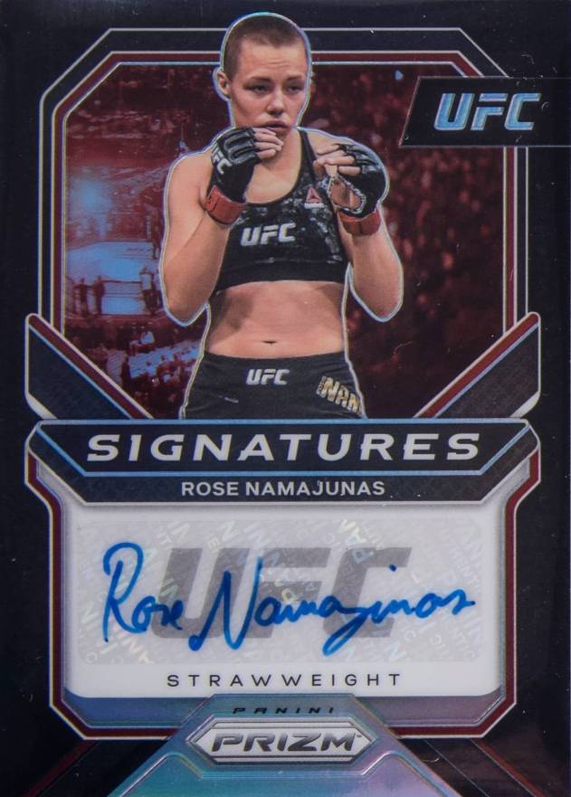 2021 Panini Prizm UFC Signatures Rose Namajunas #SCRNJ Other Sports Card