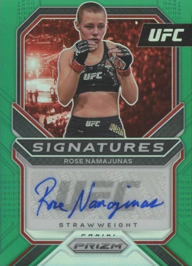 2021 Panini Prizm UFC Signatures Rose Namajunas #SGRNJ Other Sports Card