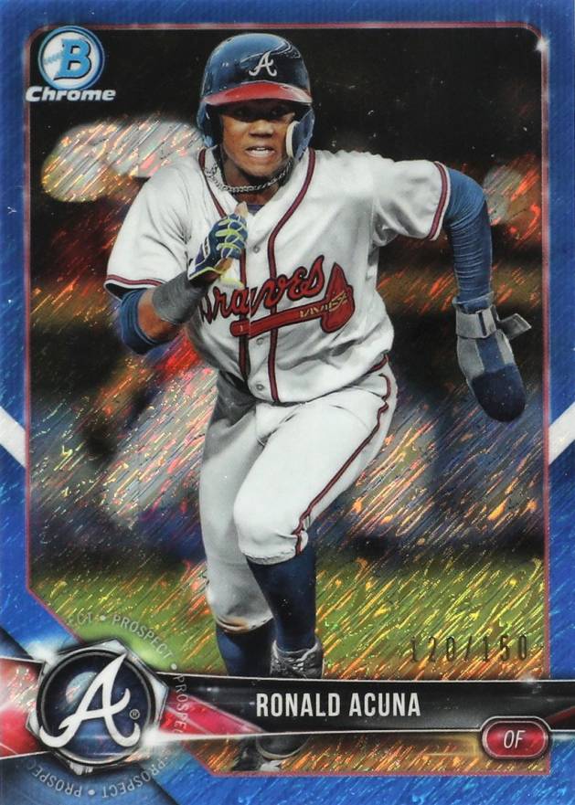 2018 Bowman Prospects Chrome Ronald Acuna Jr. #1 Baseball Card